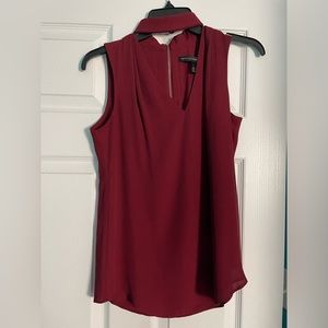White House Black Market Burgundy Top